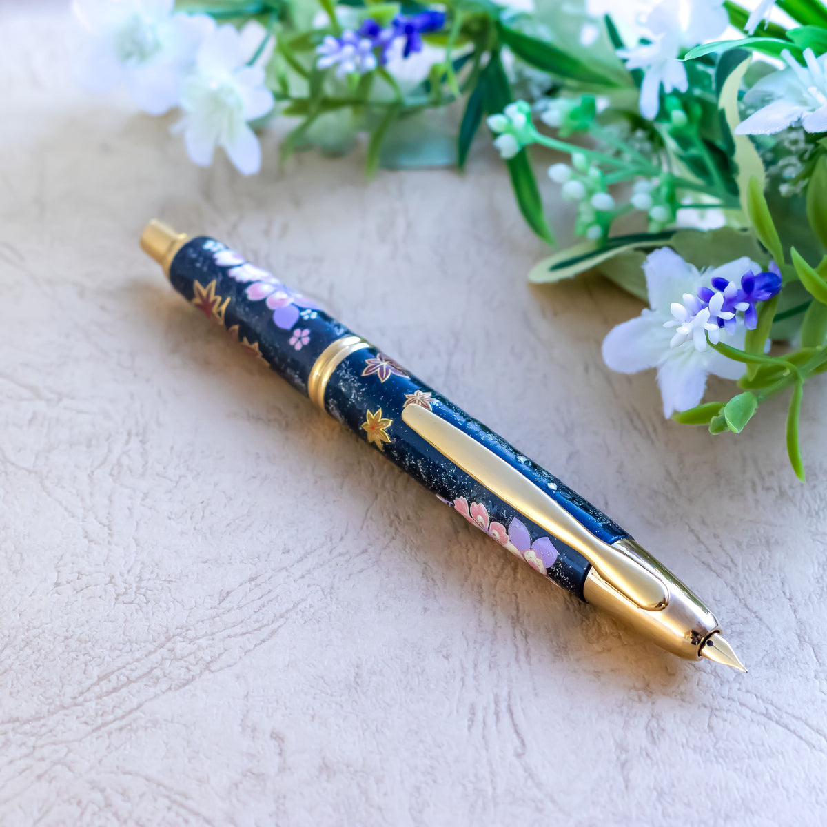 Custom Pilot Vanishing Point Capless Four Seasons Fountain Pen 18K F Gold Nib