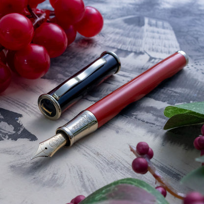 Sailor 85th Anniversary Theta Club Red Urushi 21K H-M Nib Fountain Pen