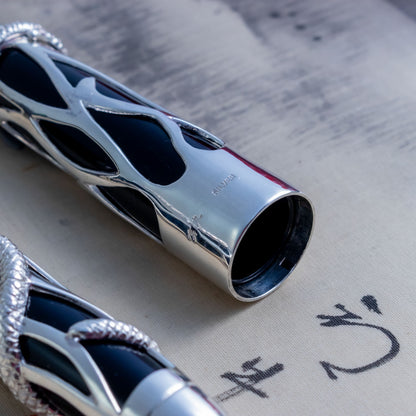 Kyomaru x Sailor Profit 21 Sterling Silver Hebi 21K White Gold Nib Fountain Pen (Copy)