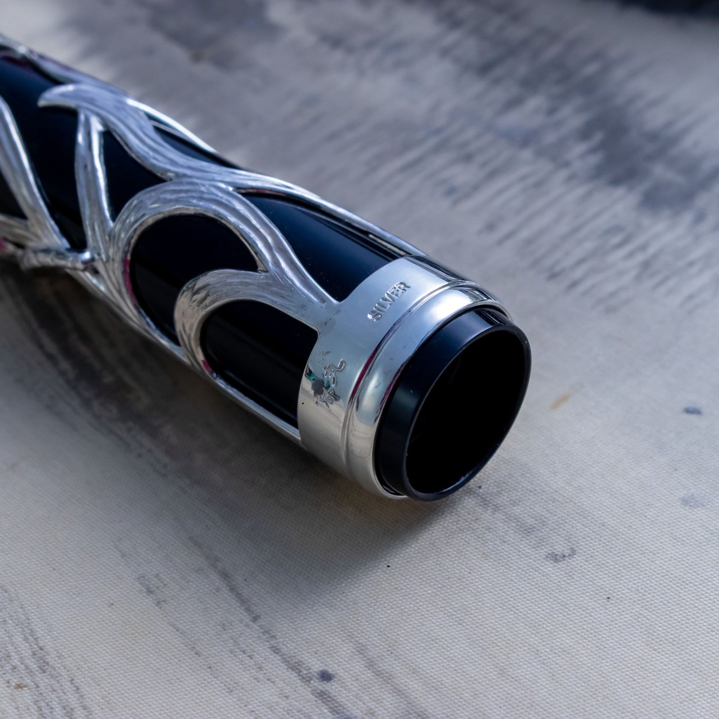 Kyomaru x Sailor Profit 21 Sterling Silver Dragonfly 21K White Gold Nib Fountain Pen
