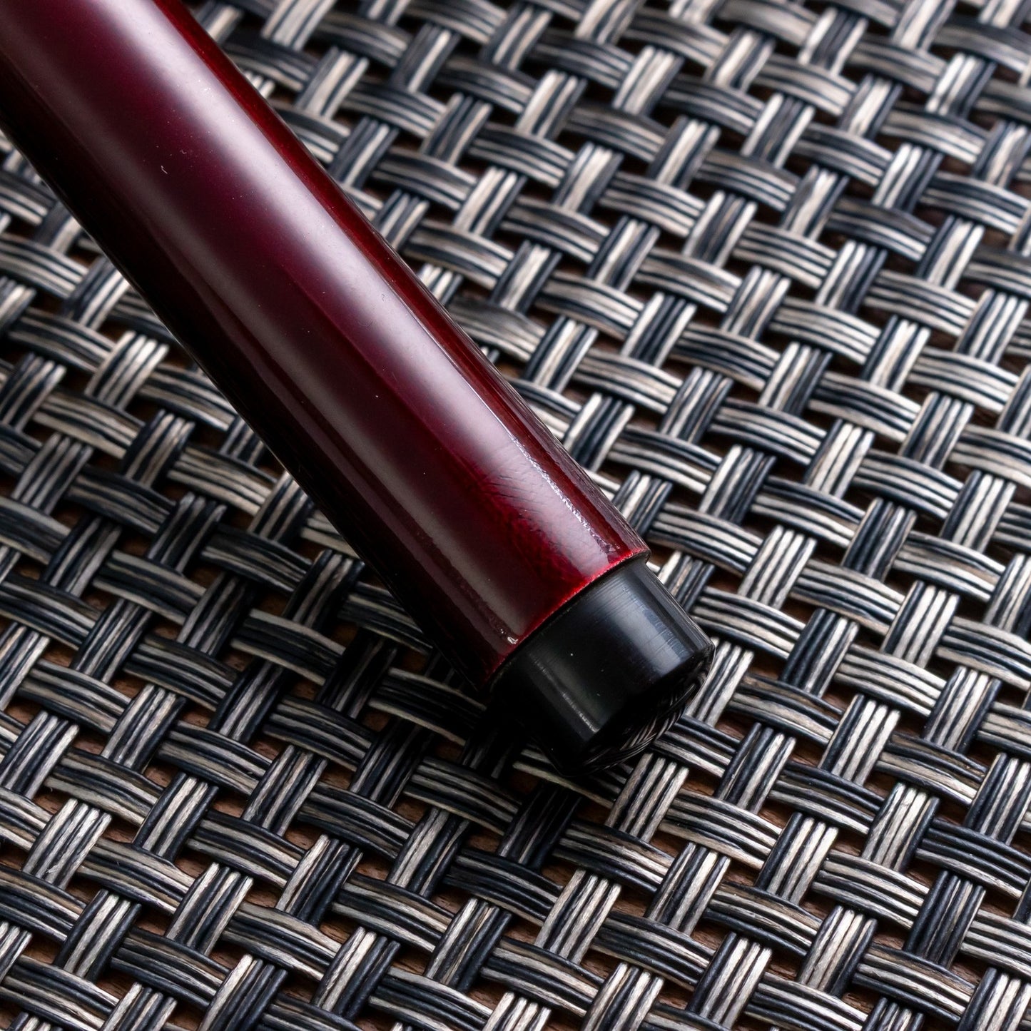 Ohashido Urushi Akatame-Nuri Ebonite Nagahara 14K B Nib Fountain Pen