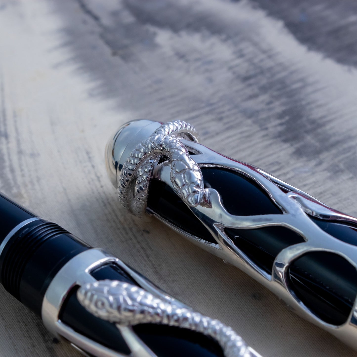 Kyomaru x Sailor Profit 21 Sterling Silver Hebi 21K White Gold Nib Fountain Pen (Copy)