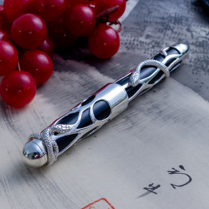 Kyomaru x Sailor Profit 21 Sterling Silver Hebi 21K White Gold Nib Fountain Pen (Copy)