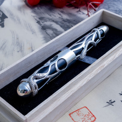 Kyomaru x Sailor Profit 21 Sterling Silver Hebi 21K White Gold Nib Fountain Pen (Copy)