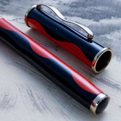 Sailor 85th Anniversary Theta Club Red Urushi 21K H-M Nib Fountain Pen
