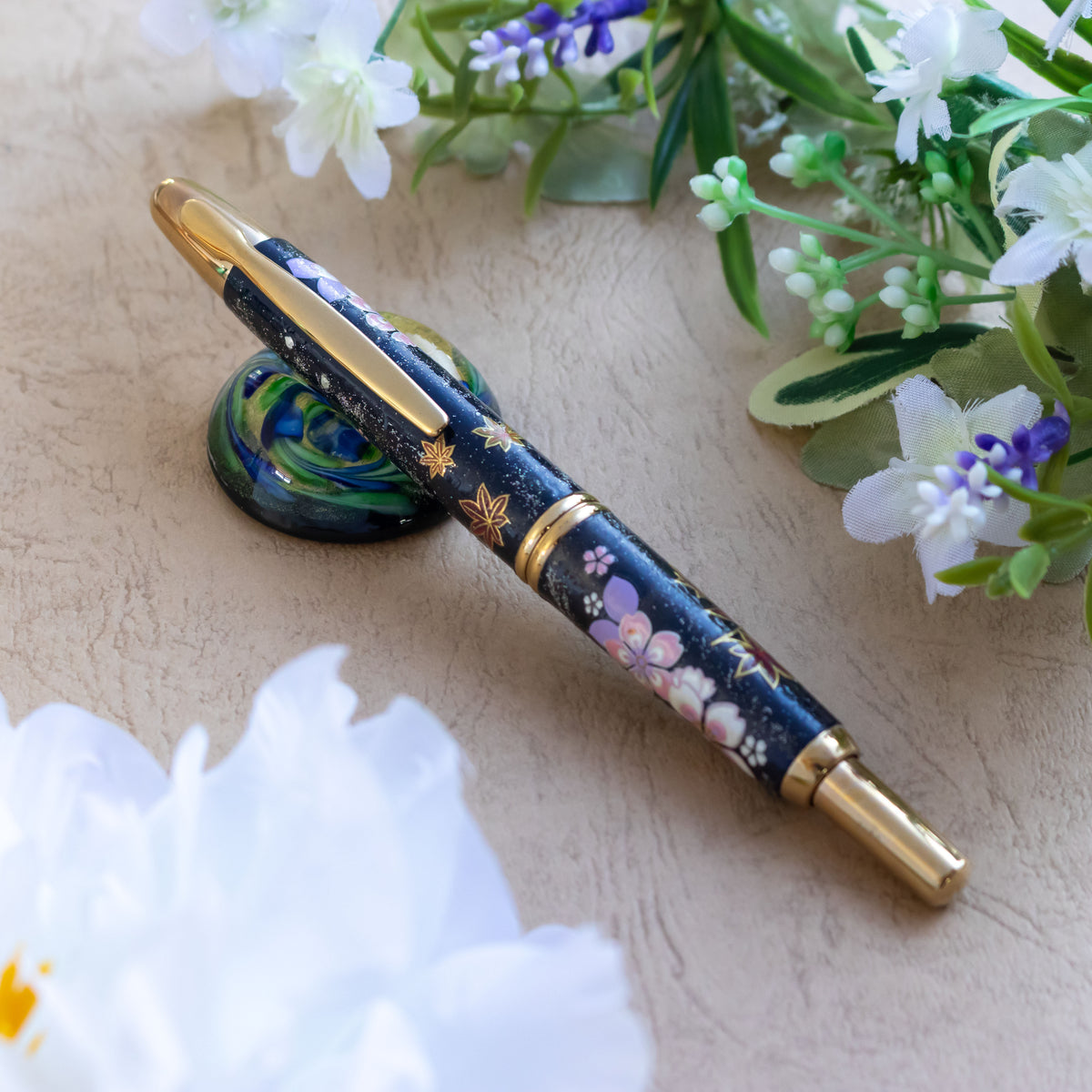 Custom Pilot Vanishing Point Capless Four Seasons Fountain Pen 18K F Gold Nib