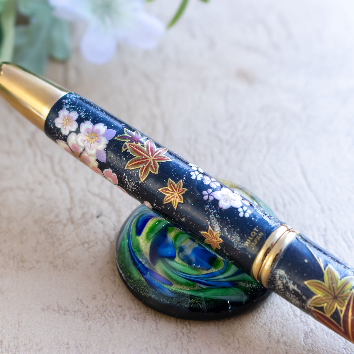 Custom Pilot Vanishing Point Capless Four Seasons Fountain Pen 18K F Gold Nib