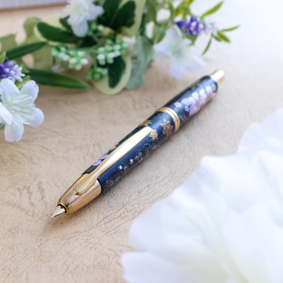 Custom Pilot Vanishing Point Capless Four Seasons Fountain Pen 18K F Gold Nib