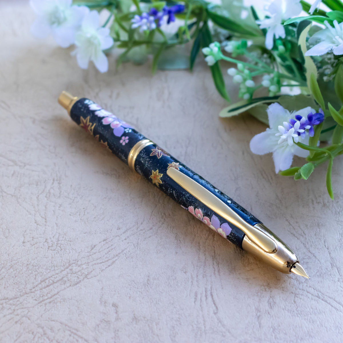 Custom Pilot Vanishing Point Capless Four Seasons Fountain Pen 18K F Gold Nib
