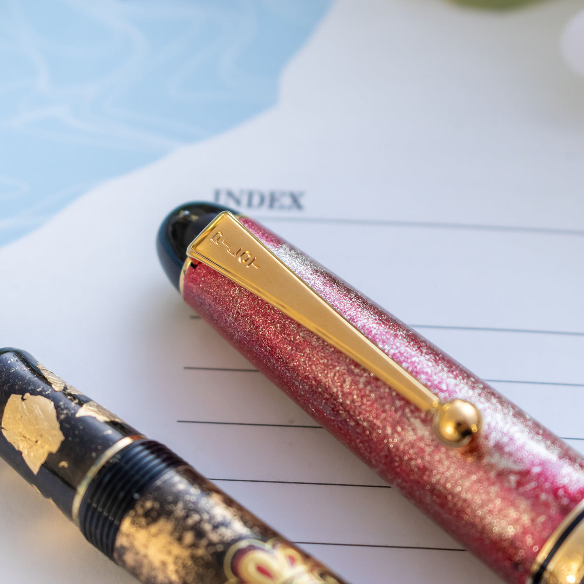 Custom Pilot Custom 74 Golden Neko Fountain Pen 14K #5 B Gold Nib