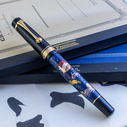 Engeika FPR Tsuki Usagi Modern Maki-e Fountain Pen