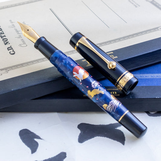 Engeika FPR Tsuki Usagi Modern Maki-e Fountain Pen