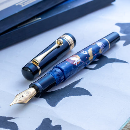 Engeika FPR Tsuki Usagi Modern Maki-e Fountain Pen