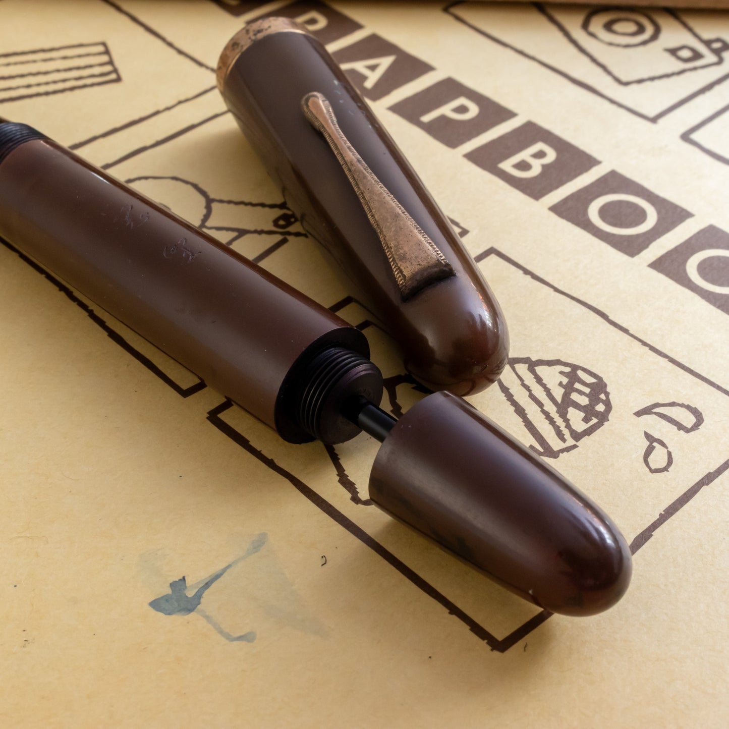 Japanese Crafted Urushi Ebonite Fountain Pen