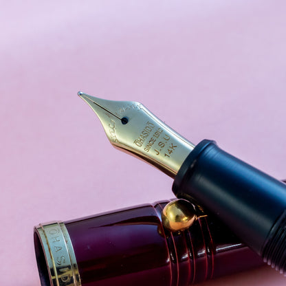 Ohashido Urushi Akatame-Nuri Ebonite Fountain Pen