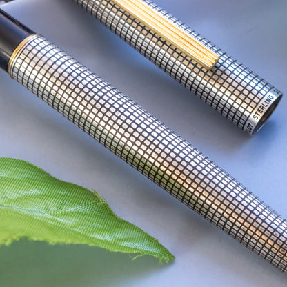Vintage 1970's Pilot Sterling Silver Fountain Pen