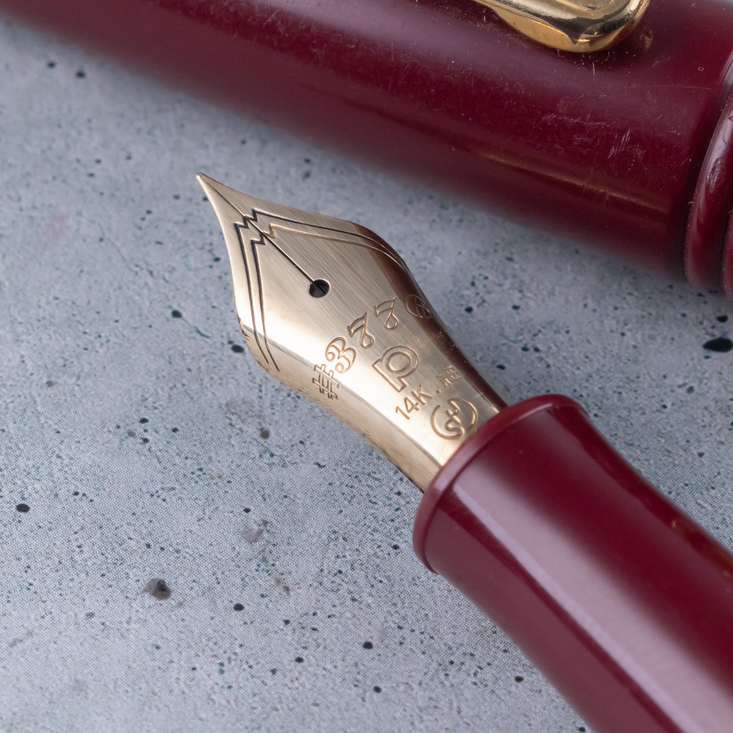 Vintage Original 1978 Platinum #3776 Century Gathered Fountain Pen