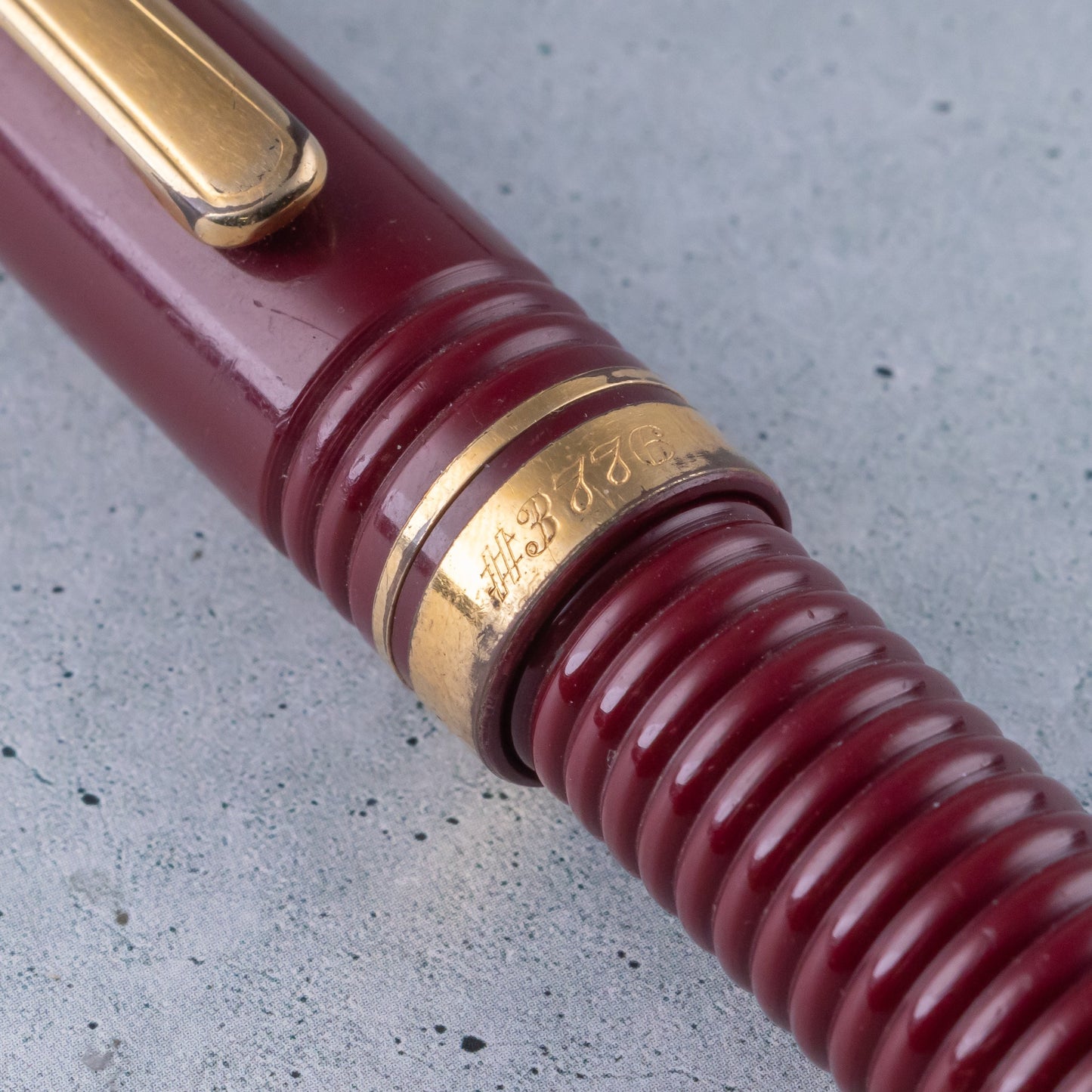 Vintage Original 1978 Platinum #3776 Century Gathered Fountain Pen