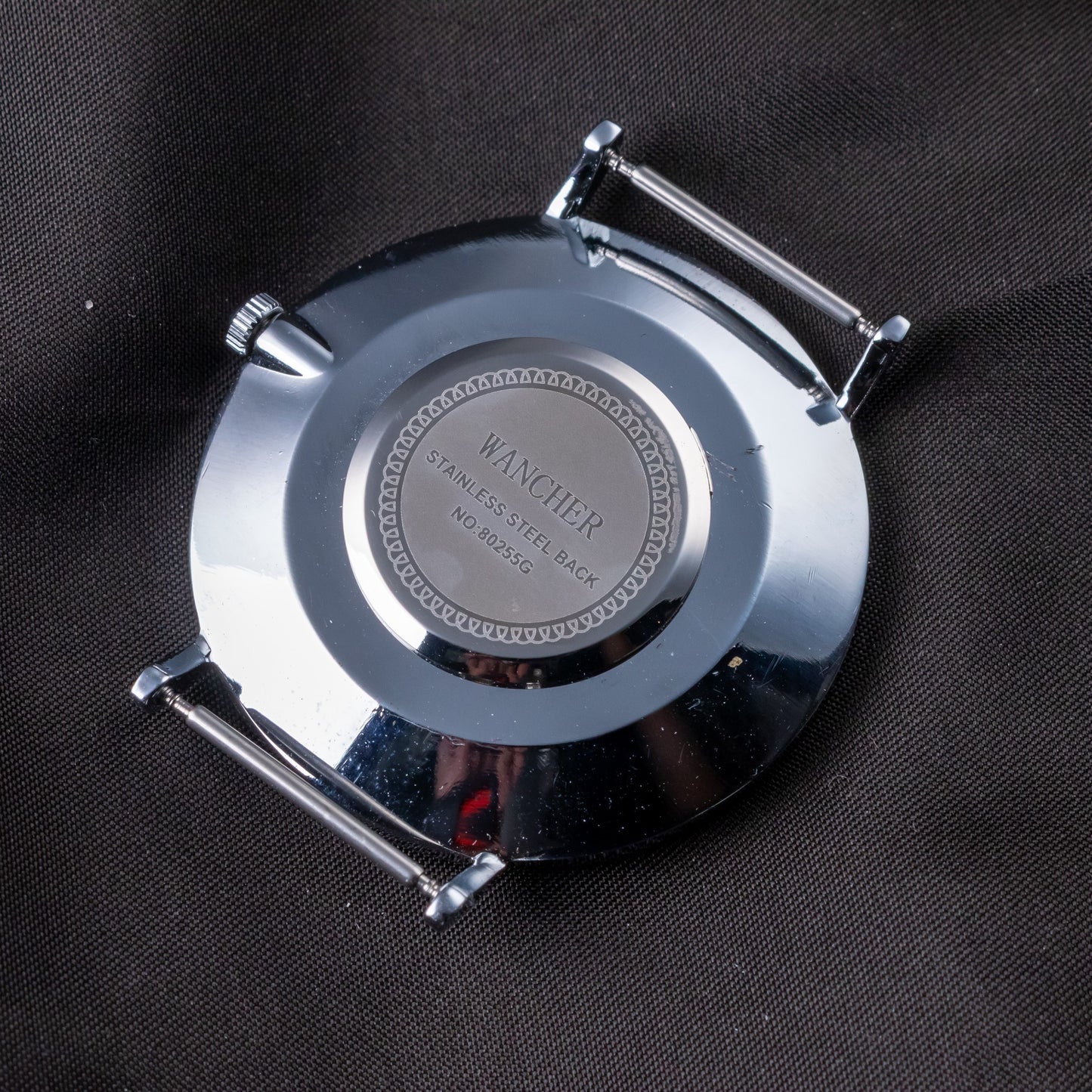 WANCHER White Dial 12-Hour Analog Quartz Movement Watch