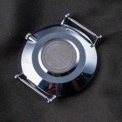 WANCHER White Dial 12-Hour Analog Quartz Movement Watch