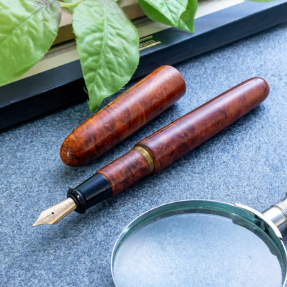 Hirai Woodworking Lacquer Unshu Series Fountain Pen