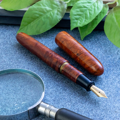 Hirai Woodworking Lacquer Unshu Series Fountain Pen